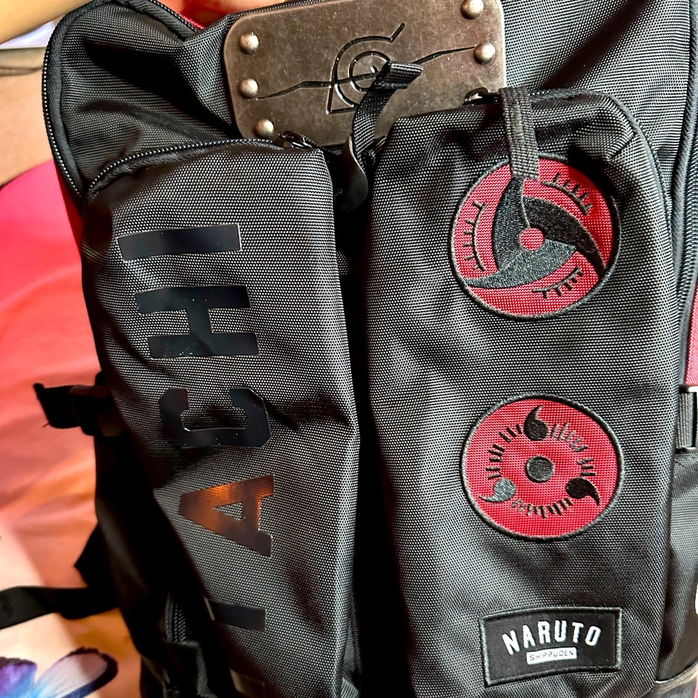 An Itachi Naruto backpack